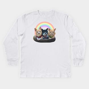 Chihuahua Trio Kids Long Sleeve T-Shirt